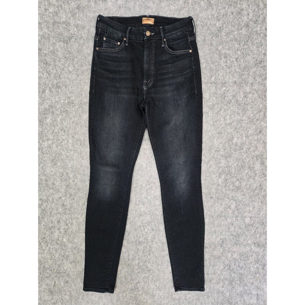 Mother Jeans Womens Sz 27  High Waisted Looker Dark Wash Coffee Tea or Me Denim